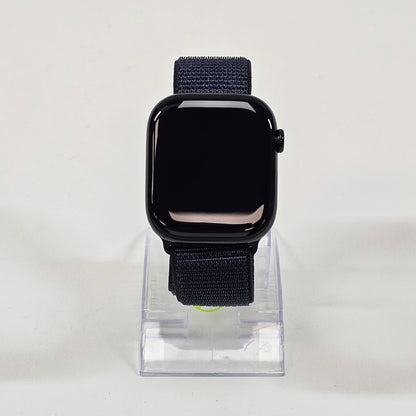 GPS Only Apple Watch Series 10 46MM Jet Black Aluminum Ink Sport Loop MWWR3LW/A