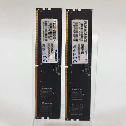 Patriot Signature Line 16GB (2x8GB) RAM DDR5 5600MHz PSD516G5600K Desktop RAM
