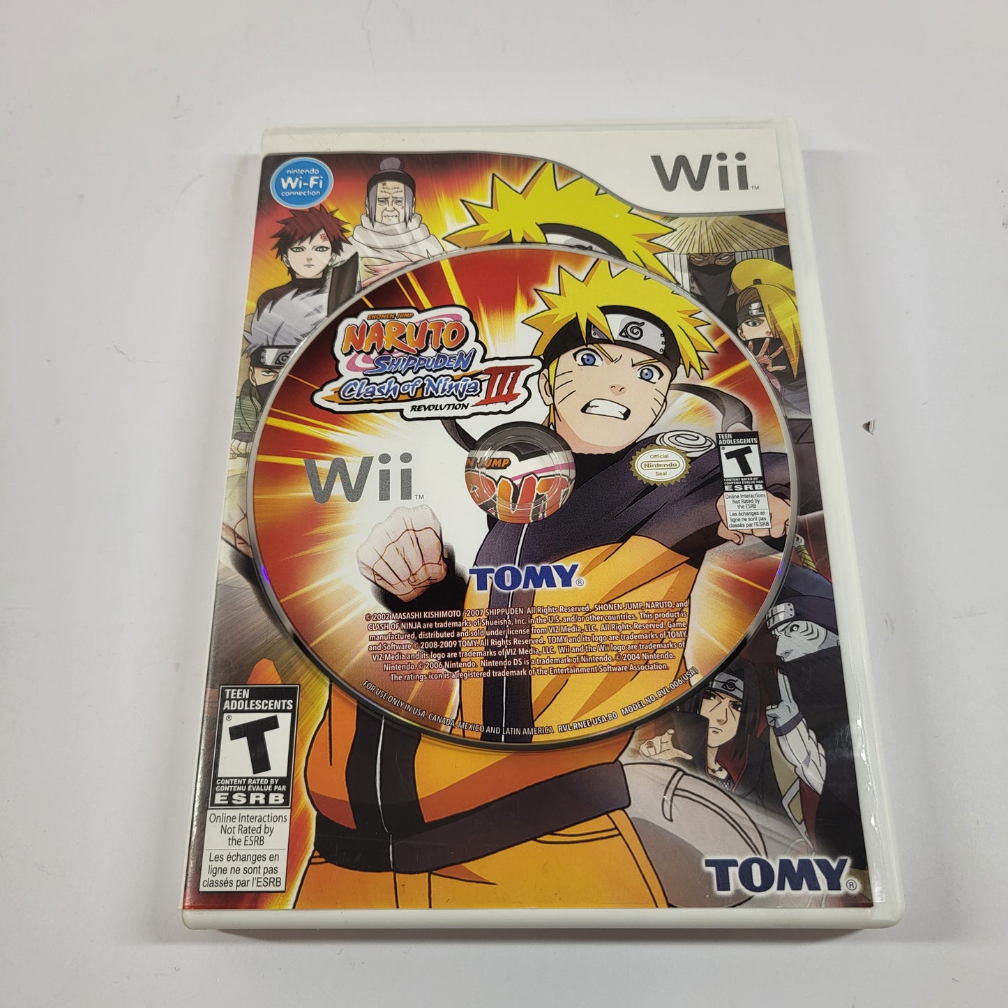 Naruto Shippuden: Clash of Ninja Revolution 3 (Nintendo Wii, 2009)