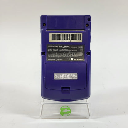 Nintendo Game Boy Color Handheld Game Console CGB-001 Purple