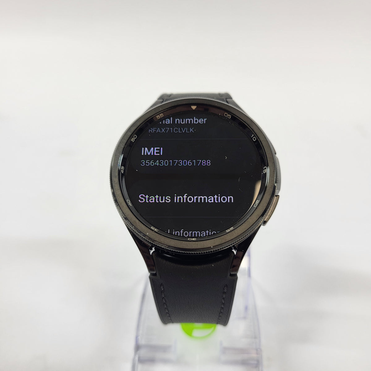 GPS Only Samsung Galaxy Watch6 Classic Aluminum Smartwatch SM-R965U
