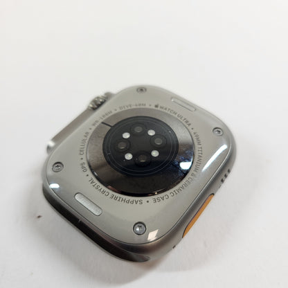 Unlocked Apple Watch Ultra 3 49MM Natural Titanium Anchor Blue Ocean Band