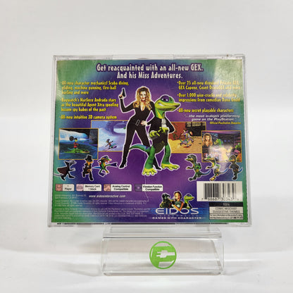 Gex 3: Deep Cover Gecko (Sony PlayStation 1 PS1, 1999)