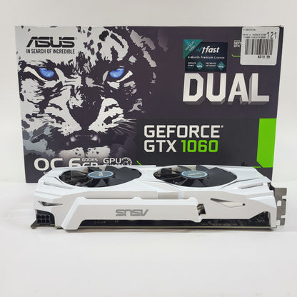 Asus GeForce GTX 1060 Dual Fan OC 6GB GDDR5 Graphics Card 90YV09X0-M0NA00