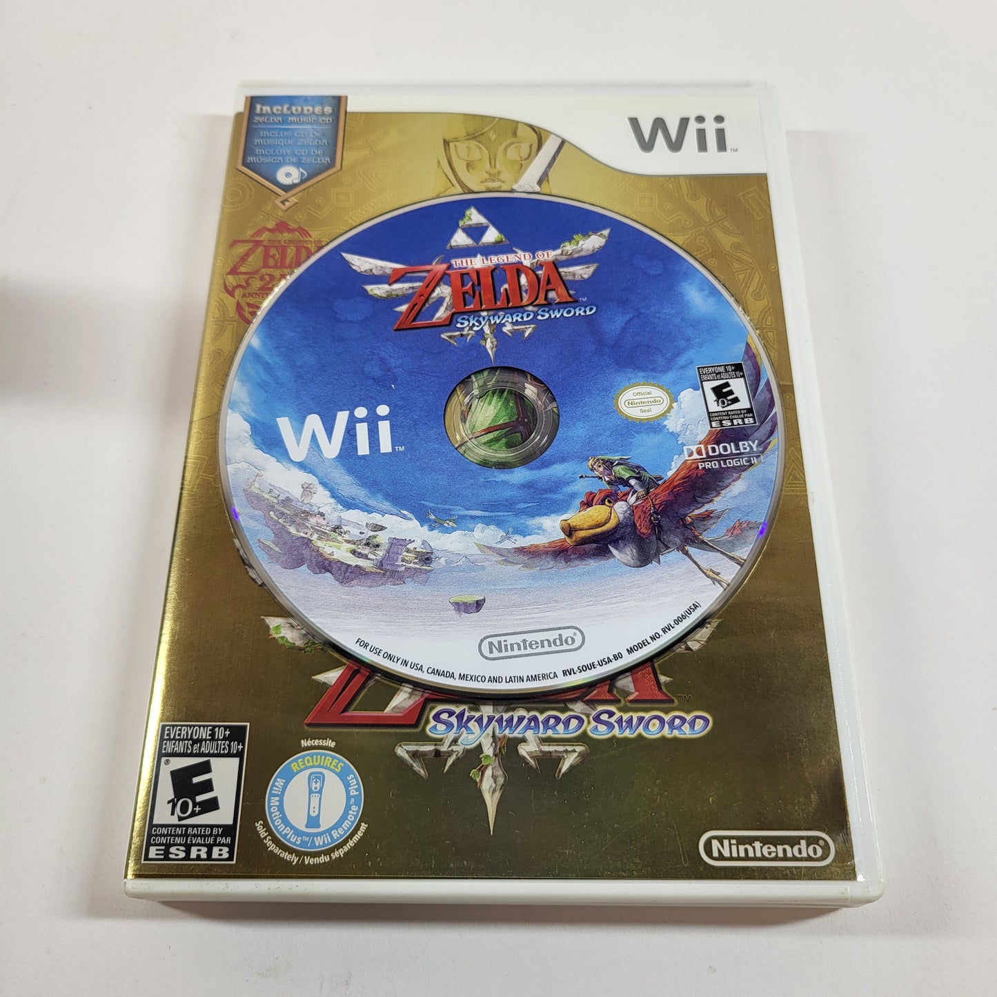 Zelda Skyward Sword [Soundtrack Bundle] (Nintendo Wii, NaN)