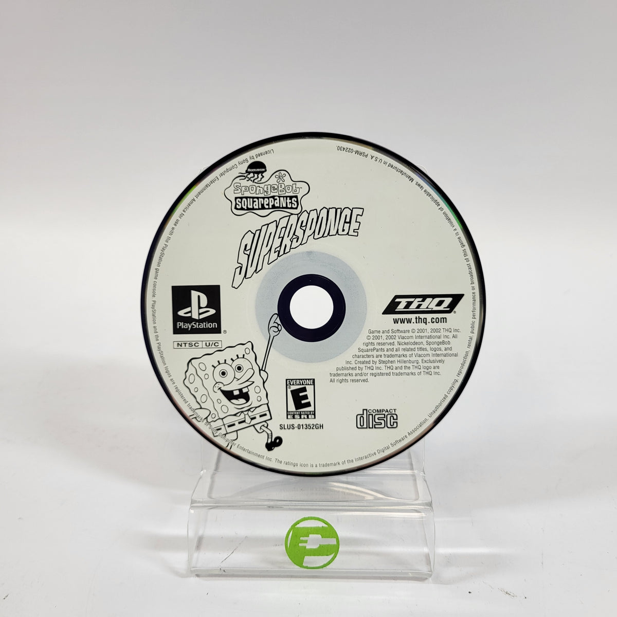 SpongeBob SquarePants Super Sponge (Sony PlayStation 1 PS1, 2001)