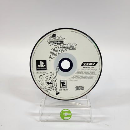 SpongeBob SquarePants Super Sponge (Sony PlayStation 1 PS1, 2001)