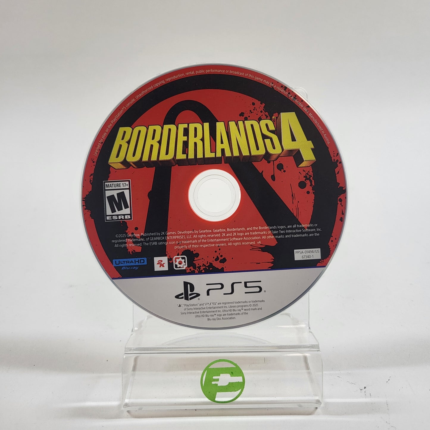 Borderlands 4 (Sony PlayStation 5 PS5, 2025) Disc Only