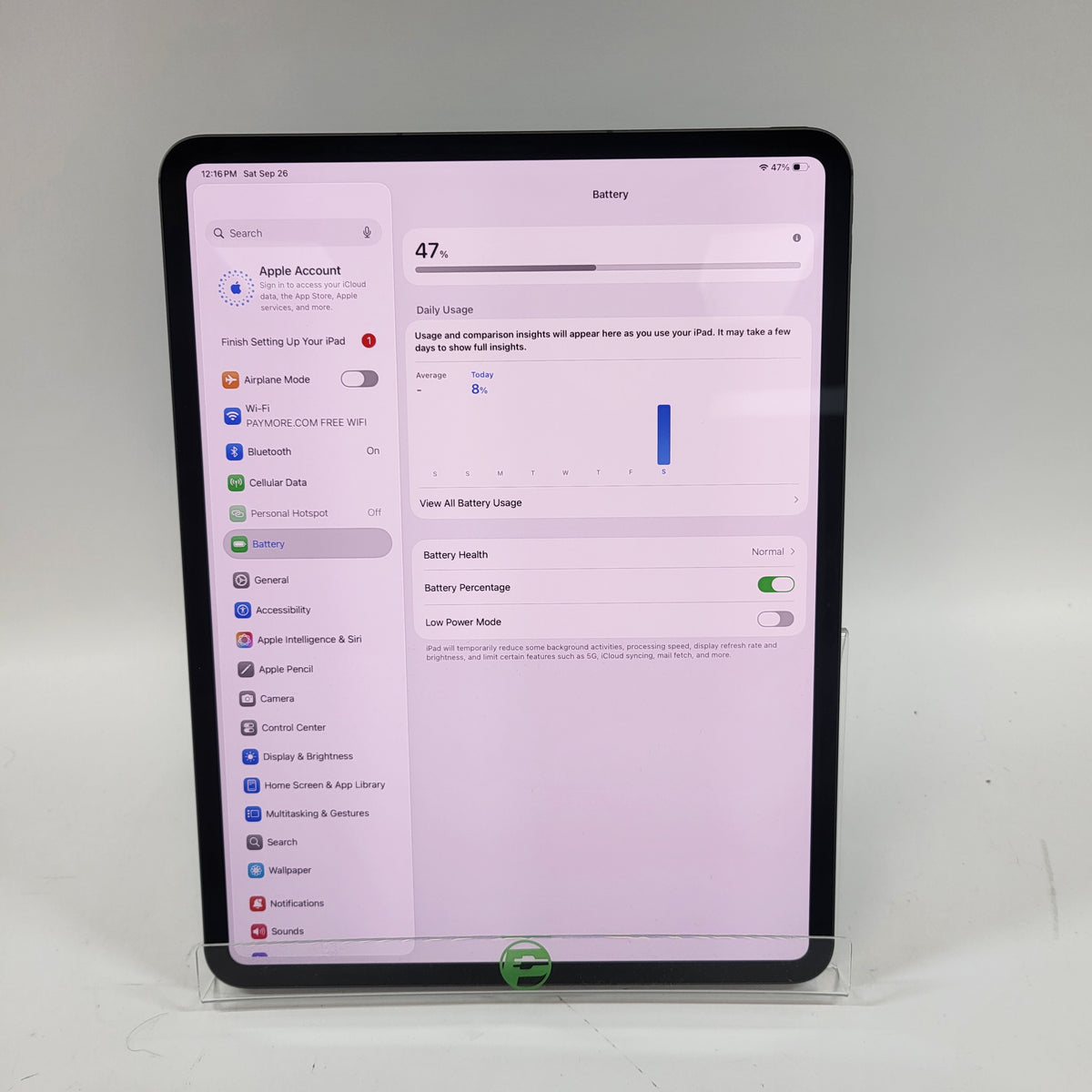 Factory Unlocked Apple iPad Pro 13" M5 256GB Space Black ME7W4LL/A