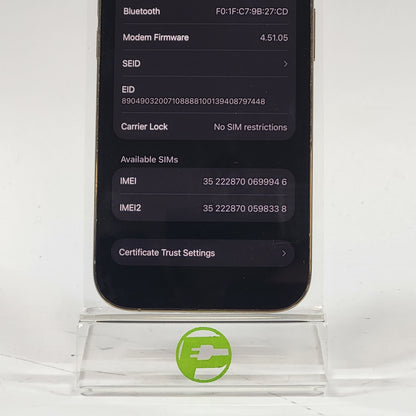 Factory Unlocked Apple iPhone 14 Pro 512GB Gold MQ213LL/A
