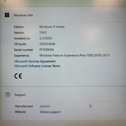 Lenovo IdeaPad 1 15ALC7 15.6" Ryzen 7 5700U 1.8GHz 16GB RAM 512GB SSD Laptop