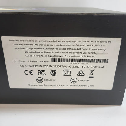 Tilt Five VR System T5-SWE2001-ONE CONTROLLER