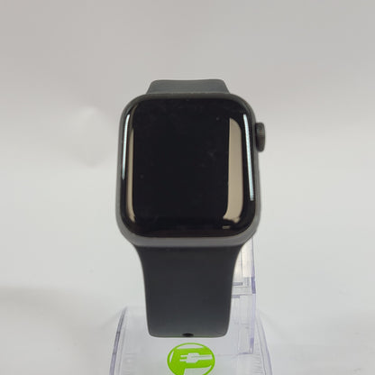 GPS Only Apple Watch Series 5 40MM Space Gray Aluminum Black Sport Band A2092
