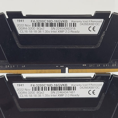 G.Skill Ripjaws V 16GB (2x8GB) RAM DDR4 2400MHz CL16181838