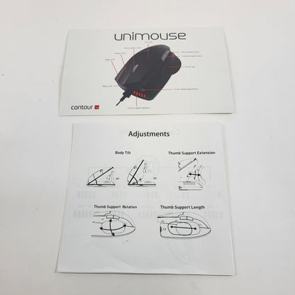 Contour Mouse Set Wired/Wireless Mouse UNIMOUSE/ROLLERMOUSE FREE 3