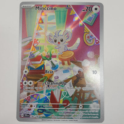 Pokémon TCG Temporal Forces  Minccino 182/162 Holo English