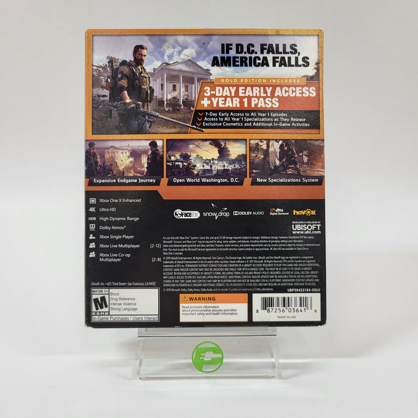 Tom Clancy's The Division 2 [Gold Edition] (Microsoft Xbox One, 2019)