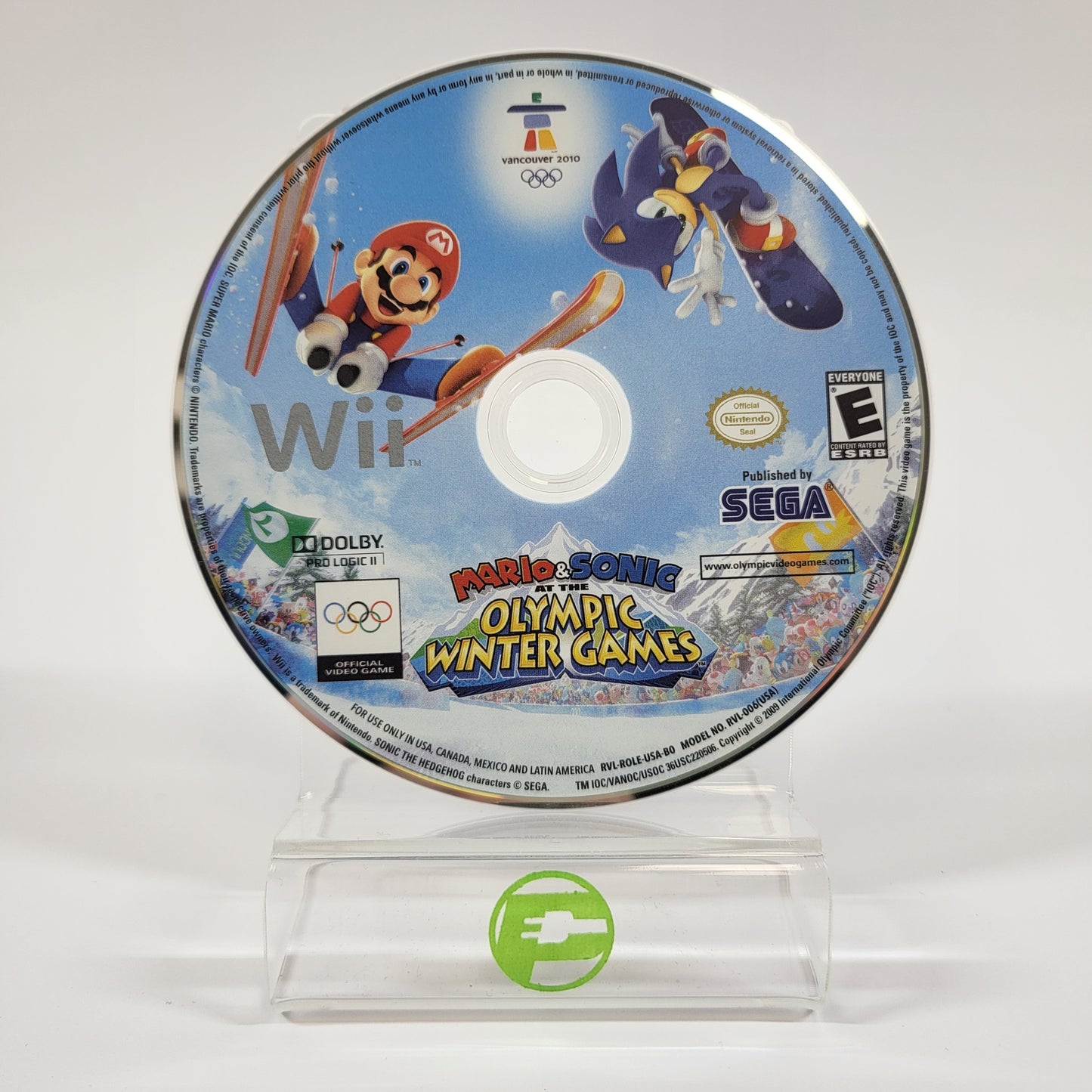 Mario and Sonic at the Olympic Winter Games (Nintendo Wii, 2009)