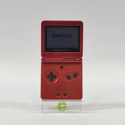 Nintendo Game Boy Advance SP Handheld Game Console AGS-001 Flame Red
