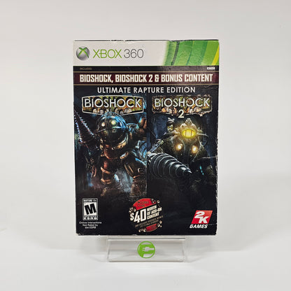 Bioshock Ultimate Rapture Edition (Microsoft Xbox 360, 2013) Disc and Case