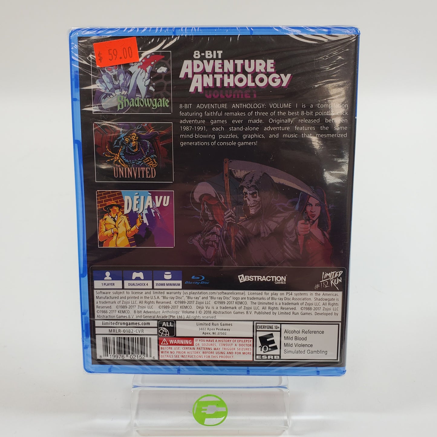 New 8-Bit Adventure Anthology (Sony PlayStation 4 PS4, 2018)