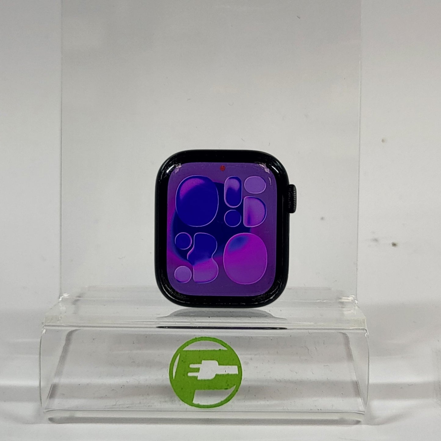 GPS Only Apple Watch Series 7 41MM Black Aluminum A2473 Face Only