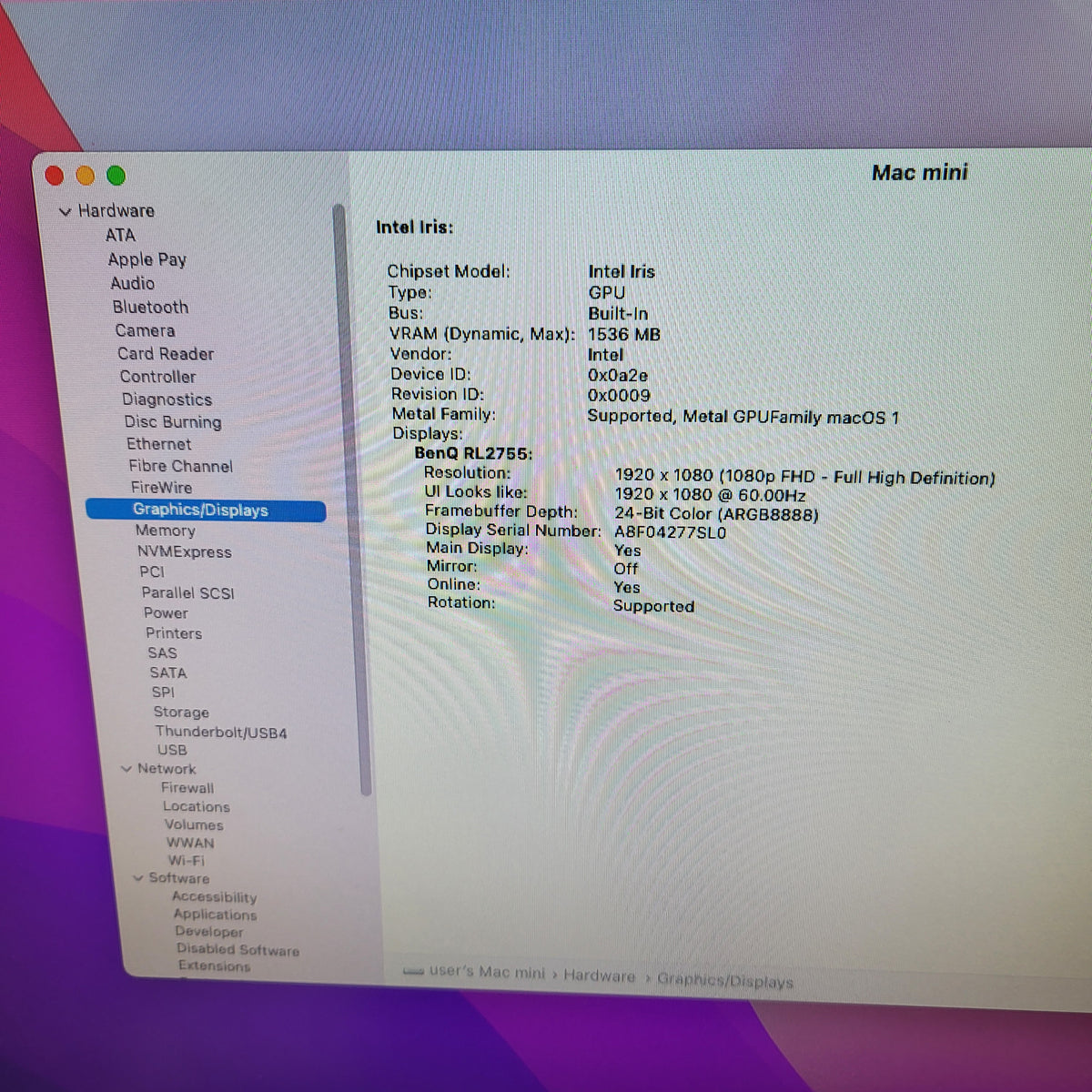 2014 Apple Mac Mini i5 2.8GHz 8GB RAM 1TB Fusion Drive Silver A1347