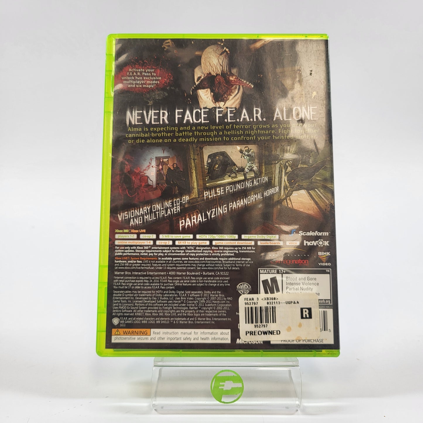 F.E.A.R. 3 (Microsoft Xbox 360, 2011)