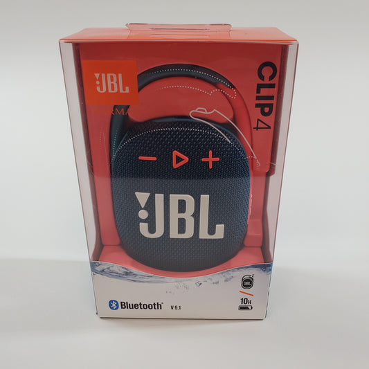 New JBL Clip 4 Portable Wireless Bluetooth Speaker Black