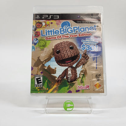 LittleBigPlanet [Game of the Year] (Sony PlayStation 3 PS3, 2009)
