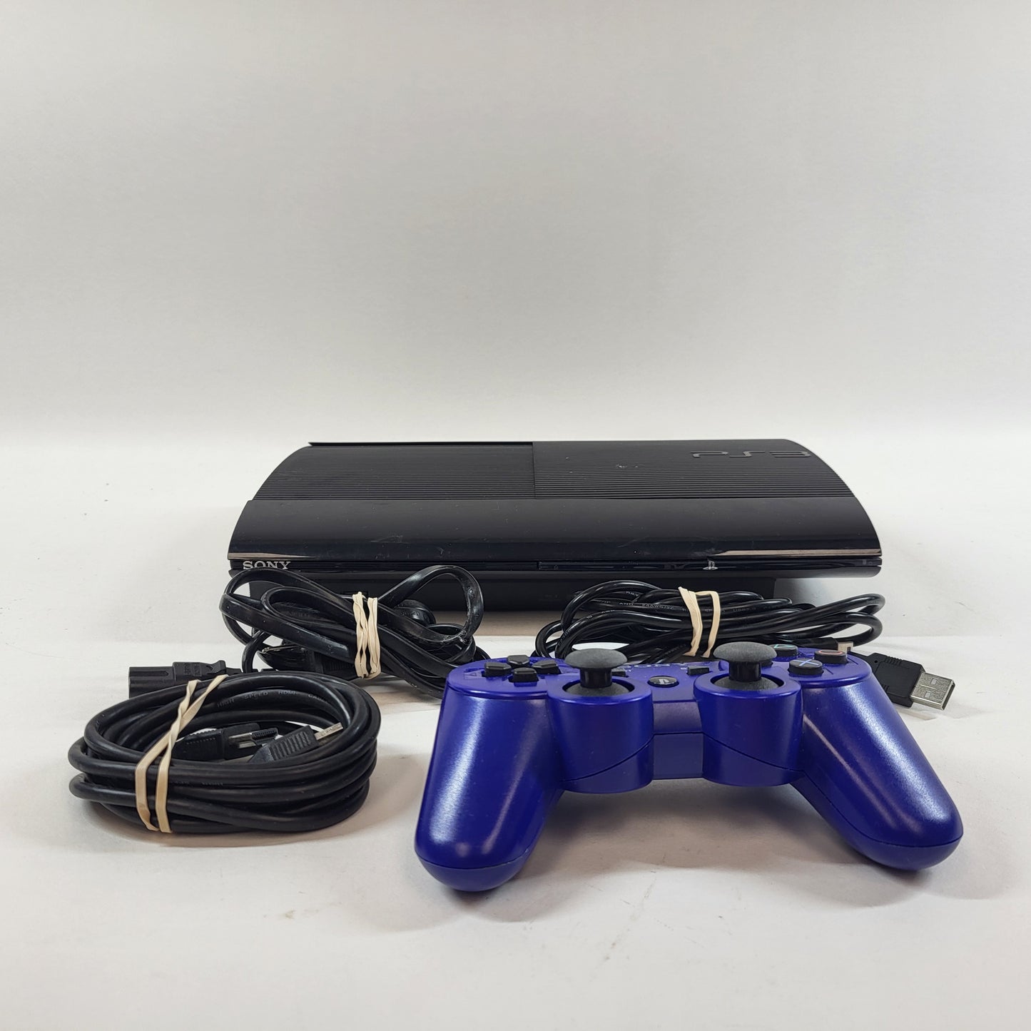 Sony PlayStation 3 Super Slim PS3 250GB Black Console Gaming System CECH-4001B