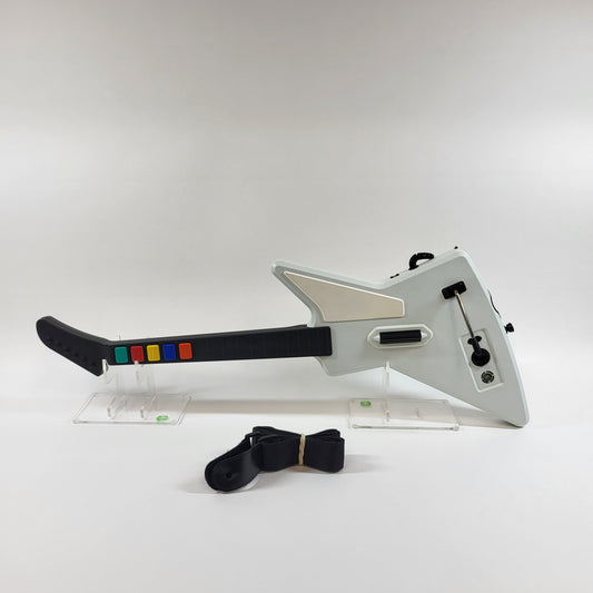 Microsoft Wired Guitar Hero Guitar White 95055 For Xbox 360