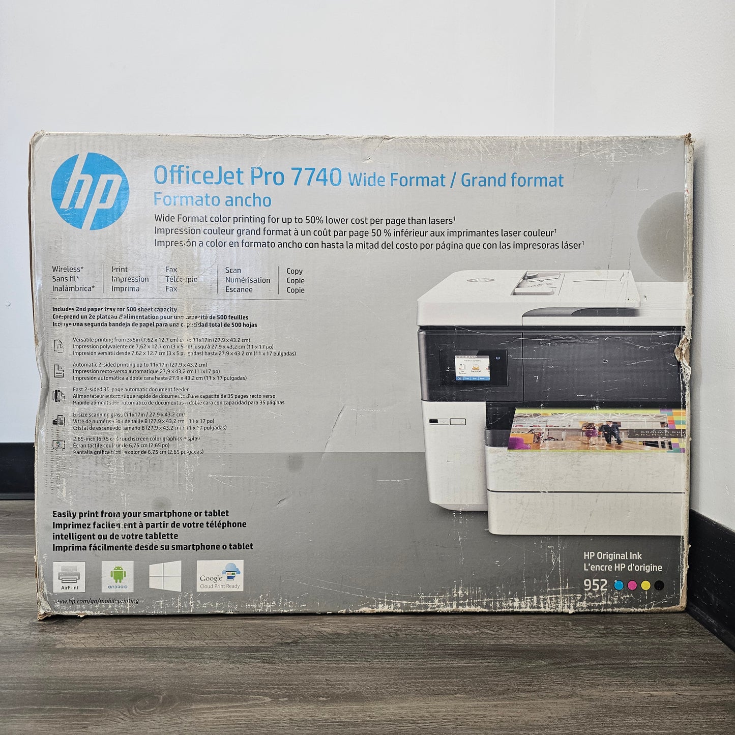 New HP OfficeJet Pro 7740 Wide Format All-In-One Printer G5J38-00080