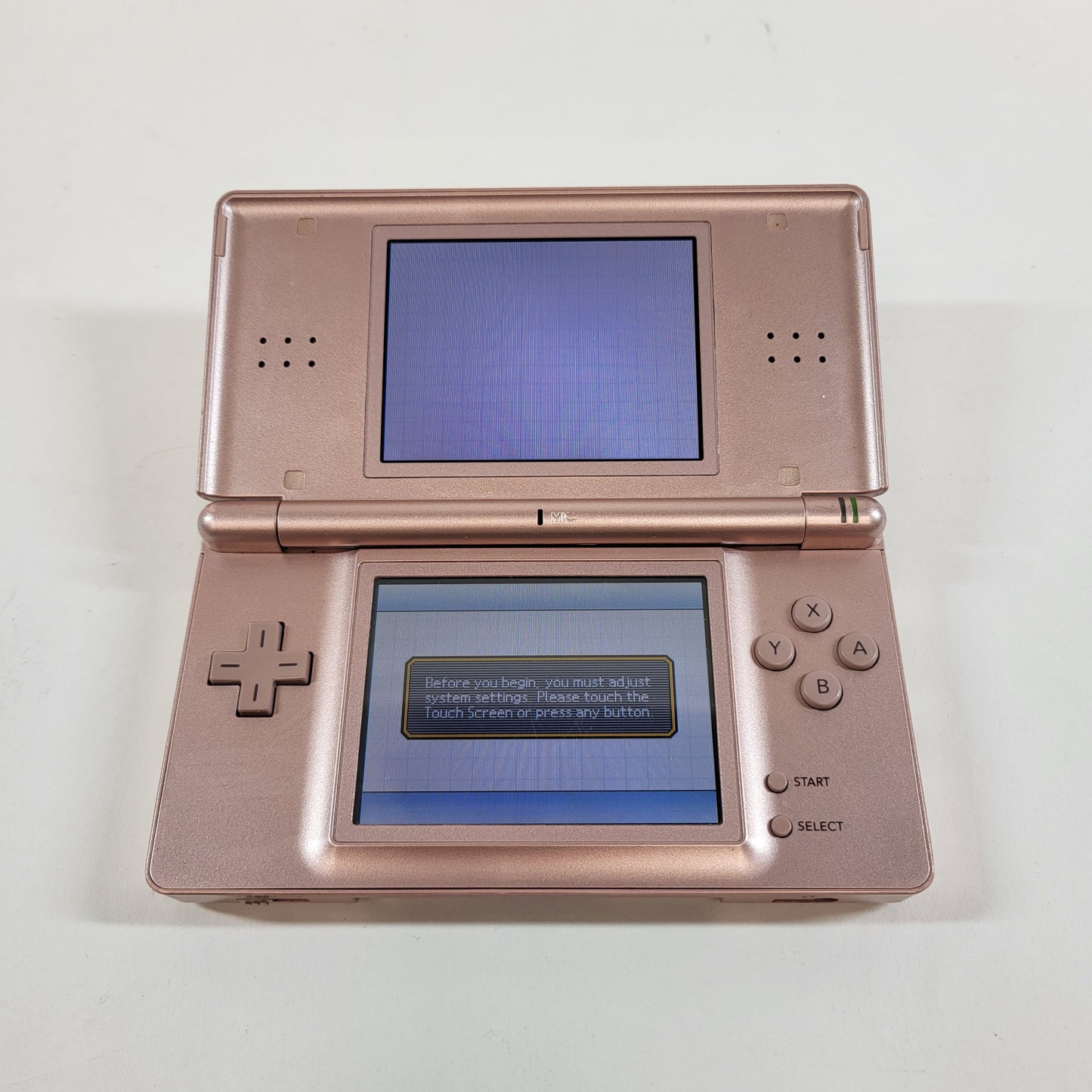 Nintendo DS Lite Handheld Game Console USG-001 Pearl Pink