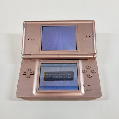 Nintendo DS Lite Handheld Game Console USG-001 Pearl Pink