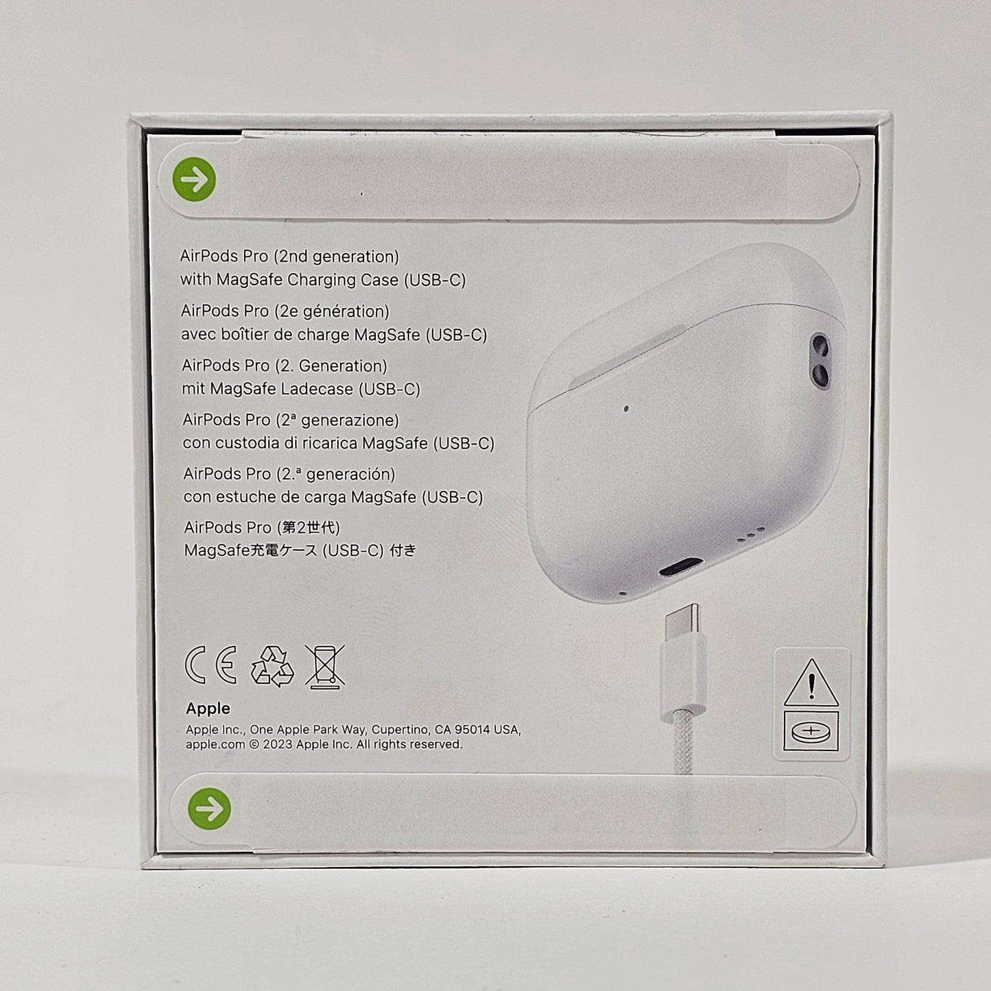 New Apple Airpods Pro 2nd Gen A3048 A3047 A2968 MTJV3LL/A