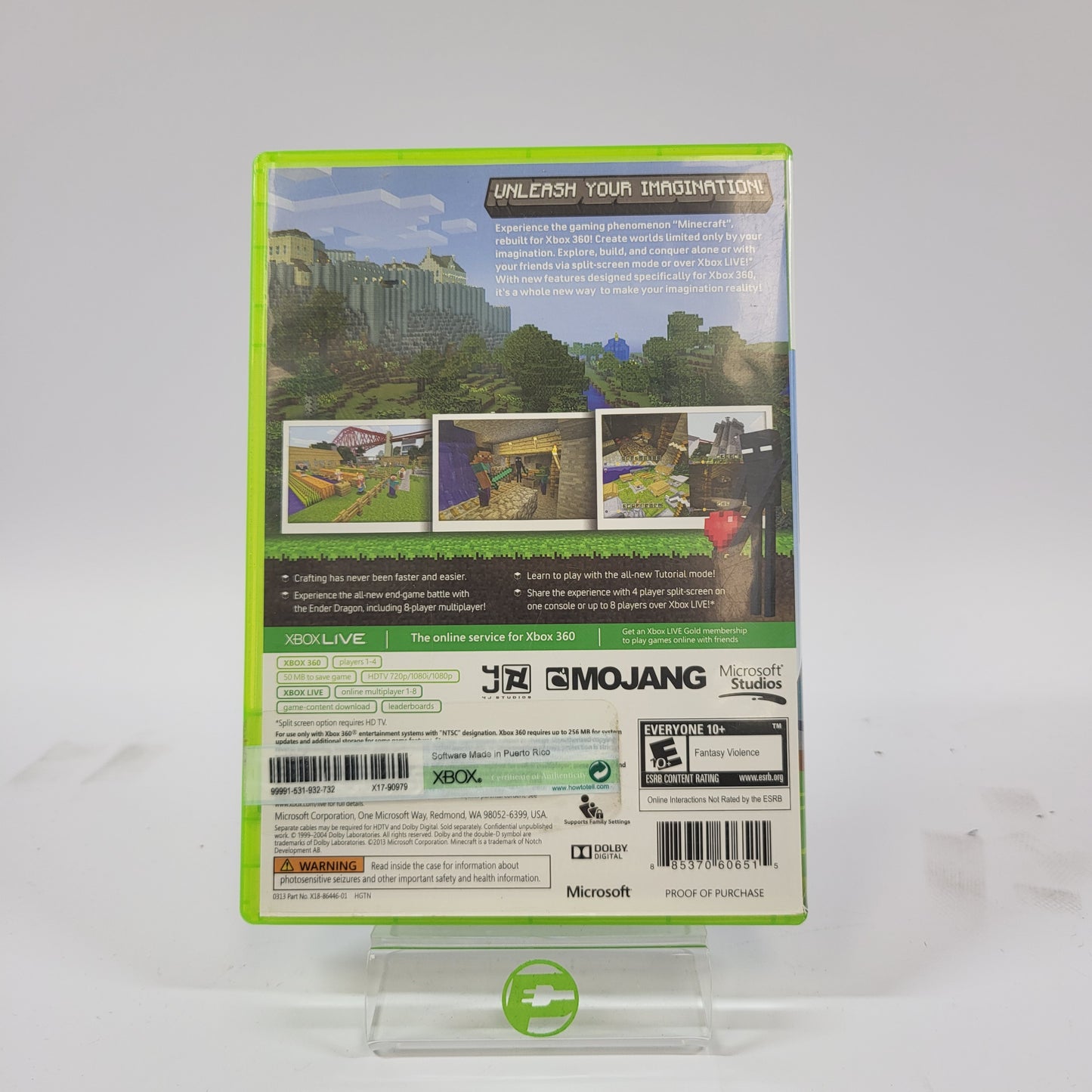 Minecraft (Microsoft Xbox 360, 2013)
