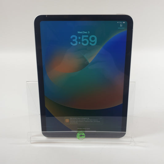 WiFi Only Apple iPad 10th Gen 64GB Silver A2696