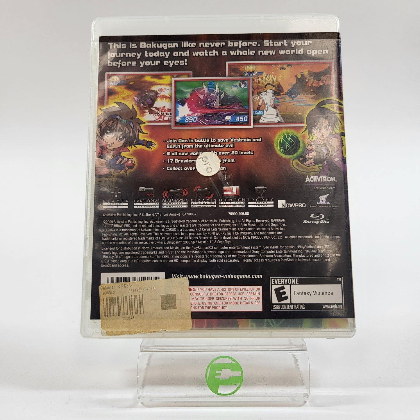Bakugan Battle Brawlers (Sony PlayStation 3 PS3, 2009)
