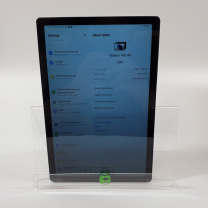 WiFi Only Samsung Galaxy Tab A8 10.5" 128GB Black SM-X200