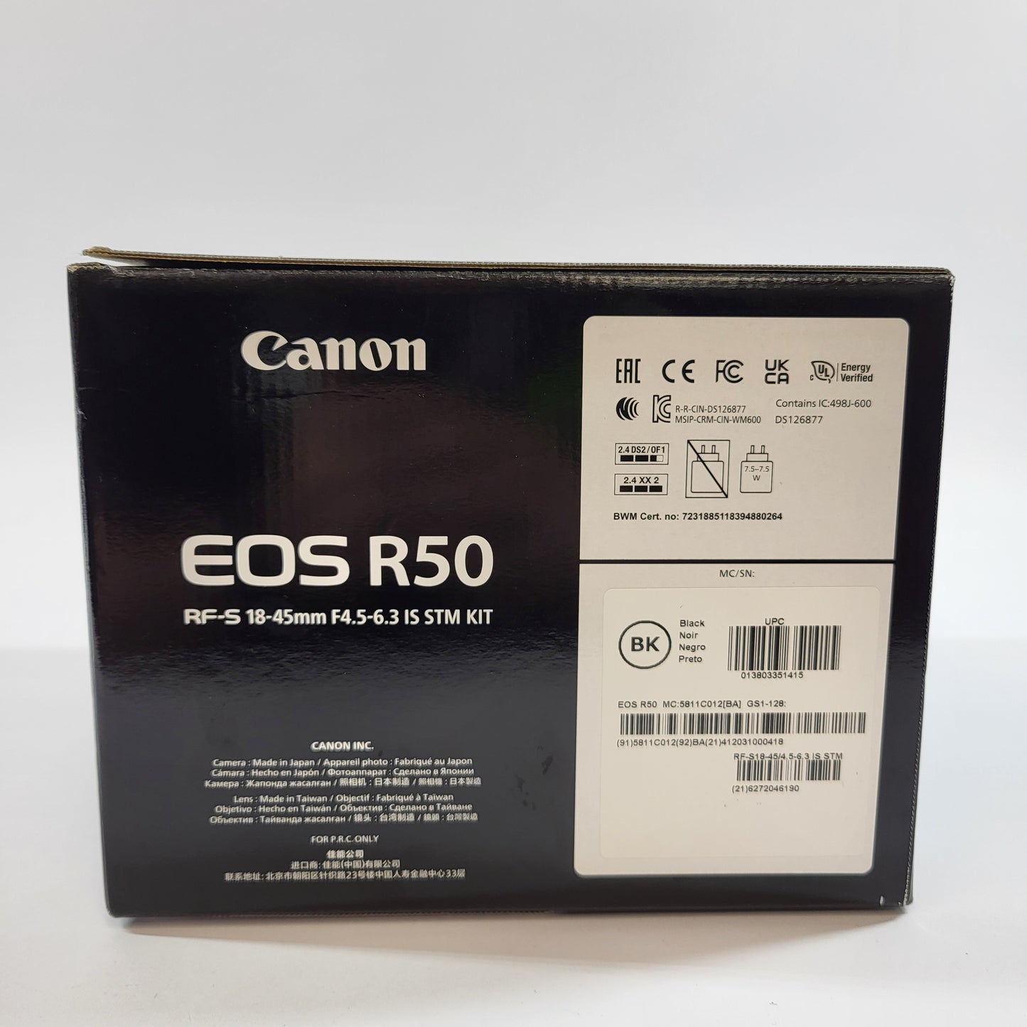 Canon EOS R50 24.2MP Mirrorless Camera