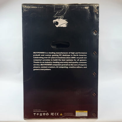 New iBuyPower Core Ultra 7 265F 2.40GHz 32GB DDR5 2TB SSD Nvidia GeForce RTX5070