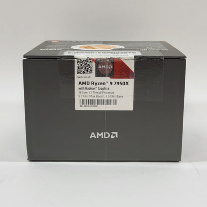 AMD Ryzen 9 7950X 4.50Ghz 16 Core 100-000000514 32 Thread AM5