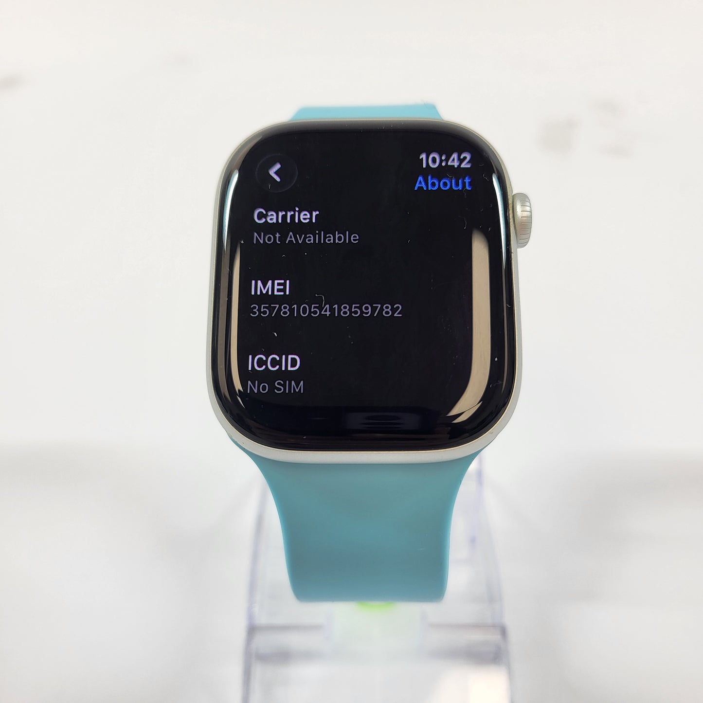 Unlocked Apple Watch Series 10 46MM Silver Aluminum Aftermarket Band MWY13LW/A