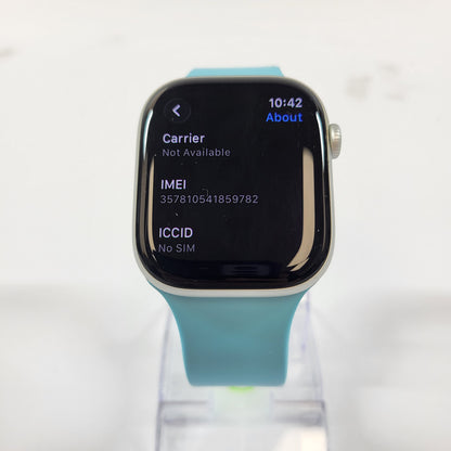 Unlocked Apple Watch Series 10 46MM Silver Aluminum Aftermarket Band MWY13LW/A