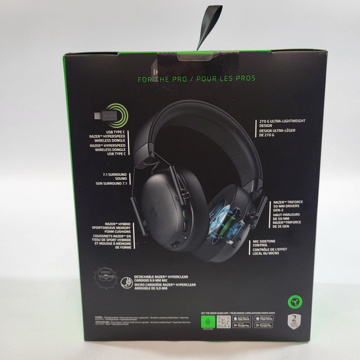 New Razer BlackShark V3 X HyperSpeed Over Ear Gaming Headset Black RZ04-05420100-R3U1