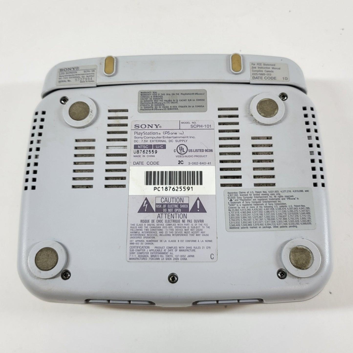 Sony PlayStation 1 PS1 Gray Console Gaming System SCPH-101