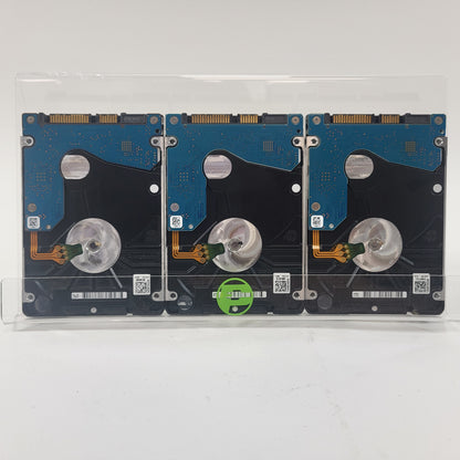 Lot of 3 Seagate 2.5" Mobile HDD 1TB SATA 6Gb/s HDD ST1000LM035
