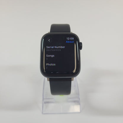 Unlocked Apple Watch SE 2nd Gen Midnight Aluminum Aftermarket Band MNU03LL/A