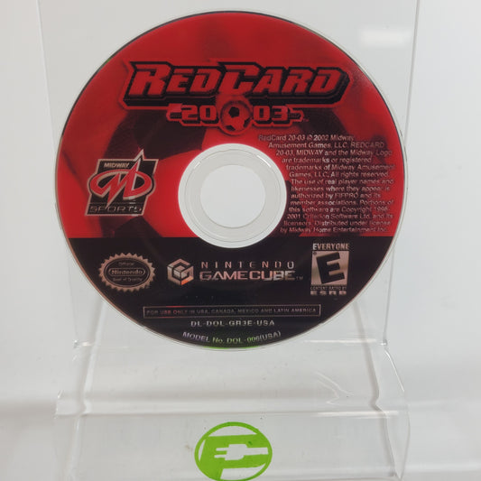 Red Card 2003 (Nintendo GameCube, 2002) Disc Only